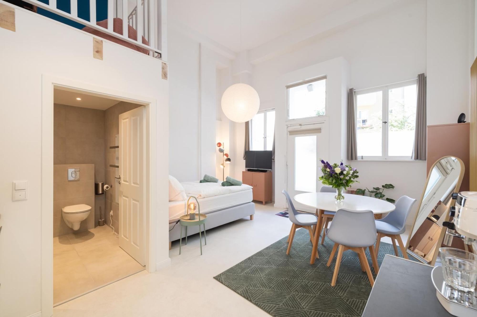 Great 2-Room Loft With 2 Bathrooms And 2 Kitchen Berlin Ngoại thất bức ảnh