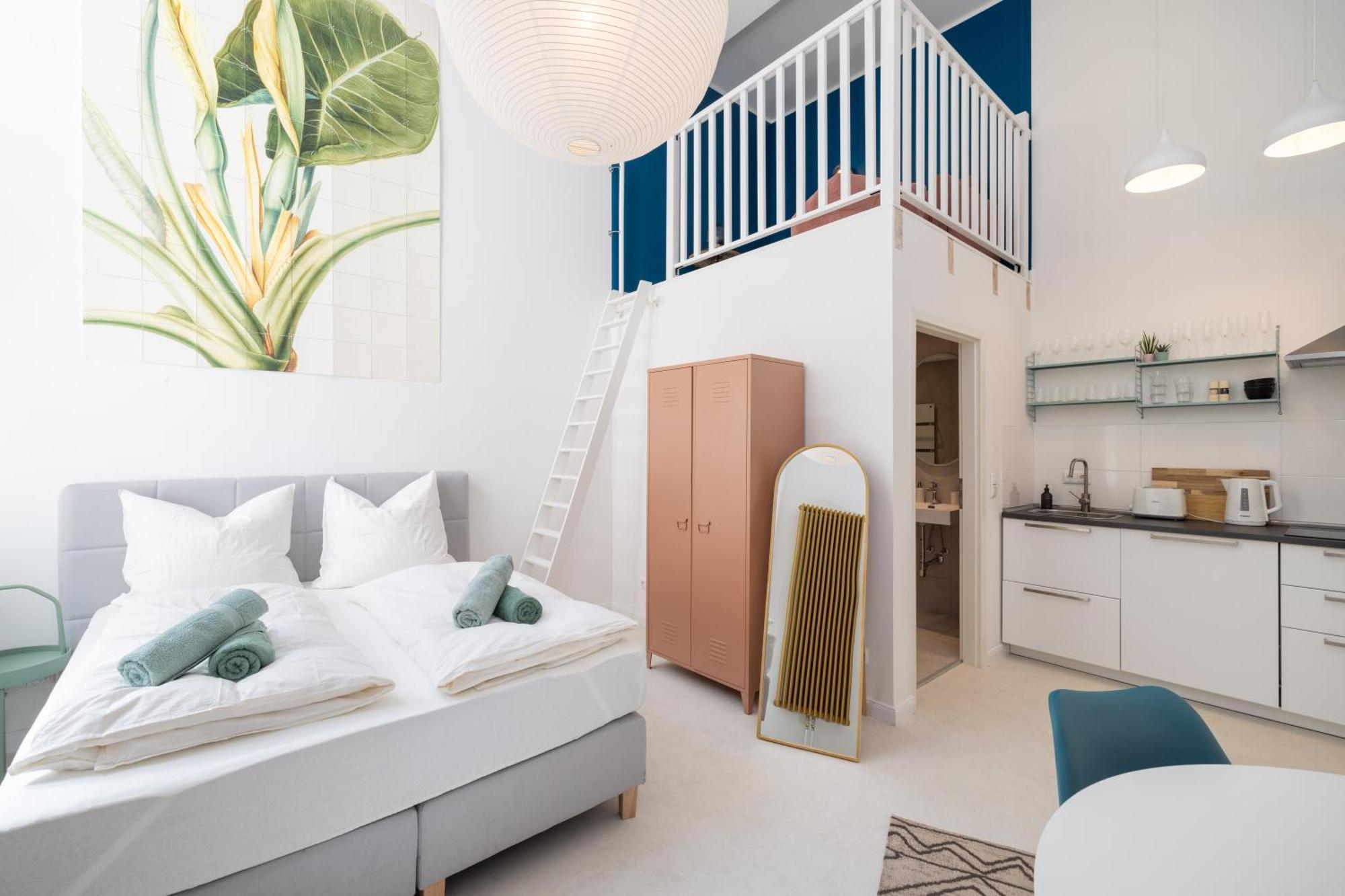Great 2-Room Loft With 2 Bathrooms And 2 Kitchen Berlin Ngoại thất bức ảnh