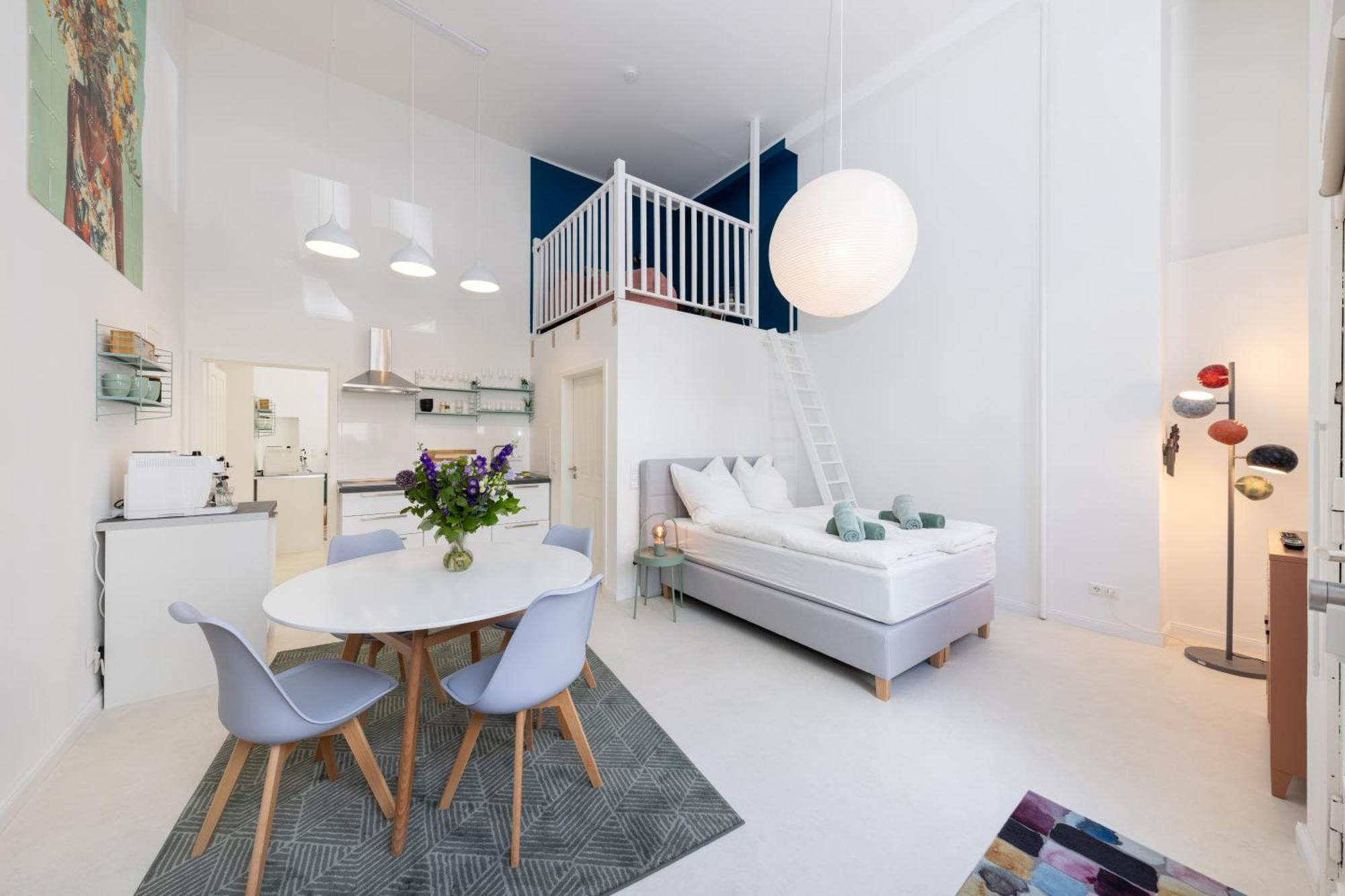 Great 2-Room Loft With 2 Bathrooms And 2 Kitchen Berlin Ngoại thất bức ảnh
